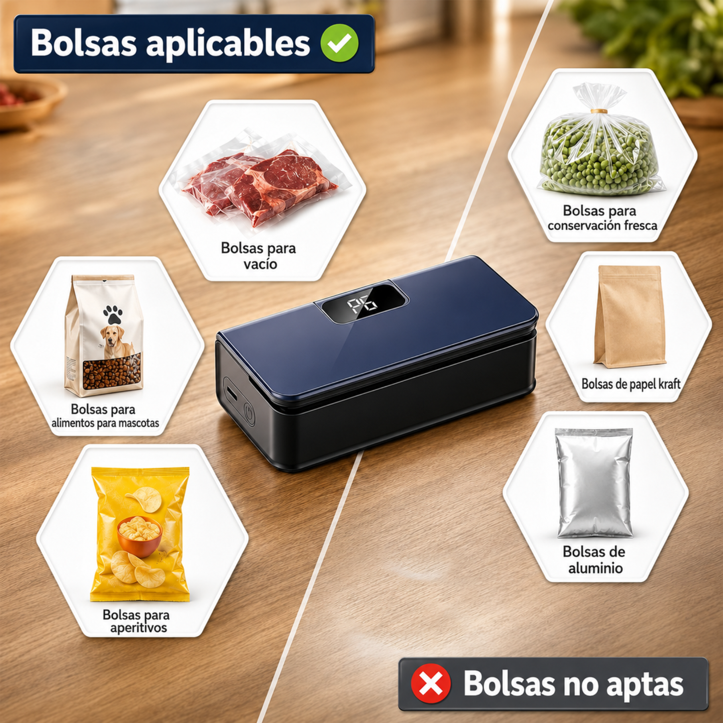 Sellador de Bolsas Portátil